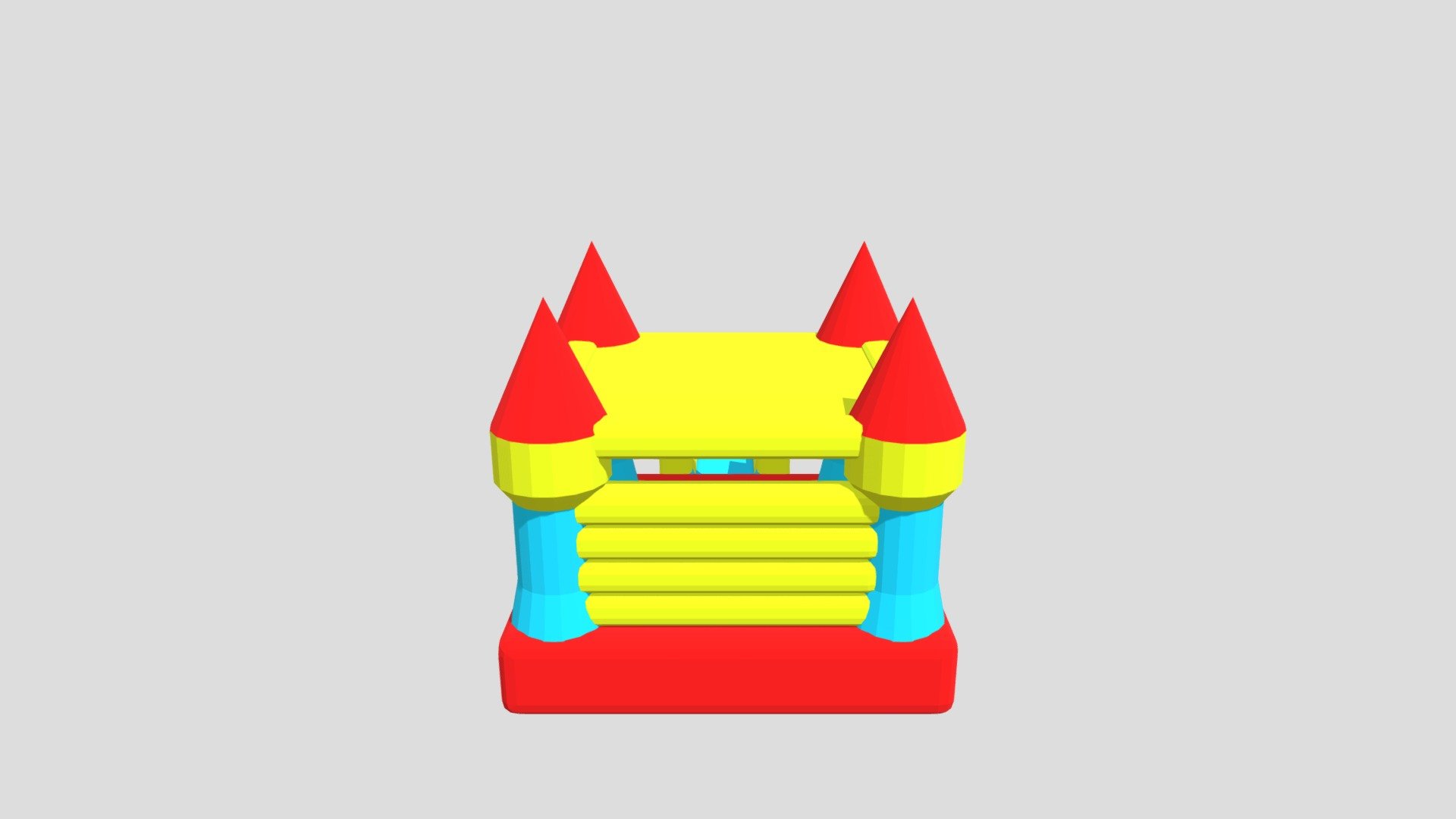 Bouncy castle from Poly by Google 3d model