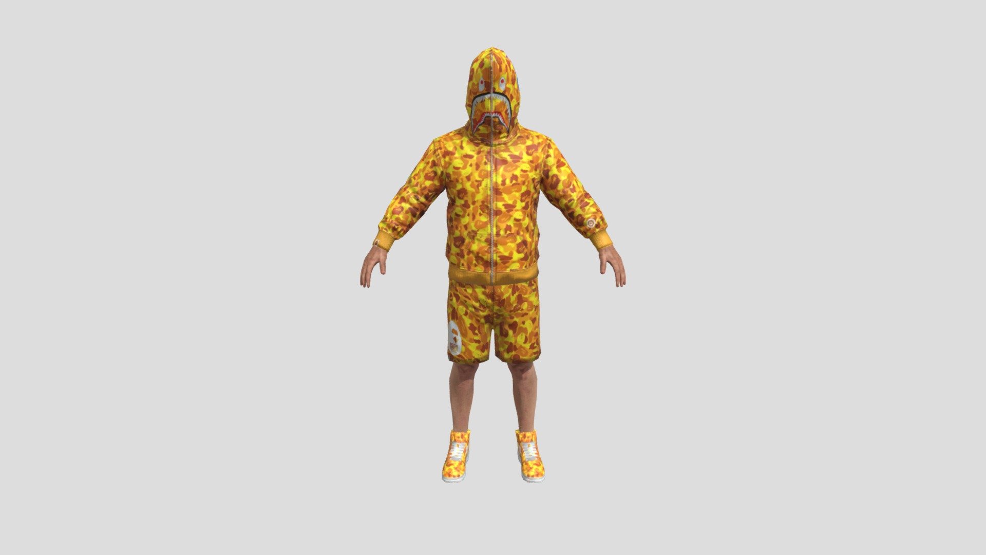 Character Pubg Mobile 3d model