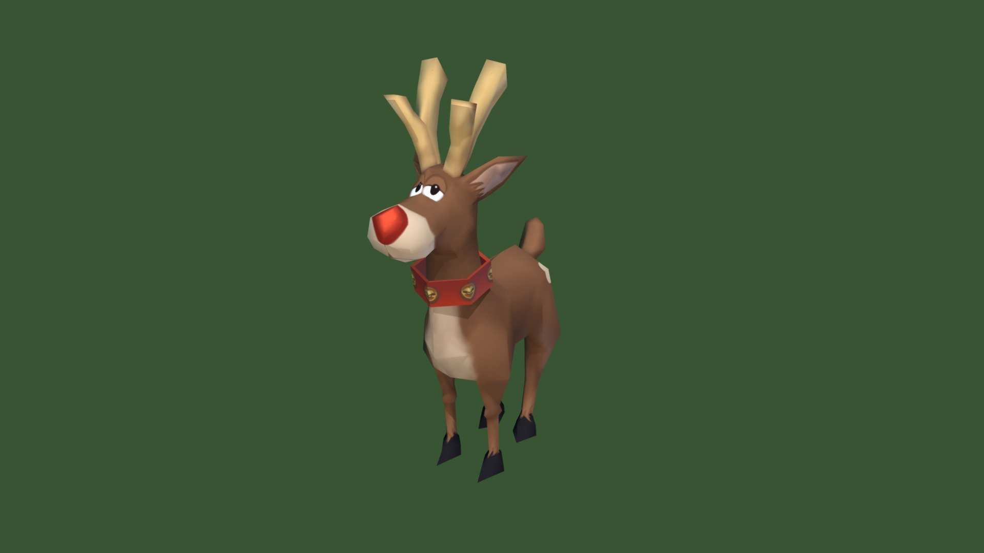 Reindeer_study 3d model