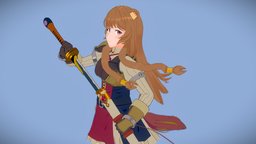 The rising of shield hero "Raphtalia"