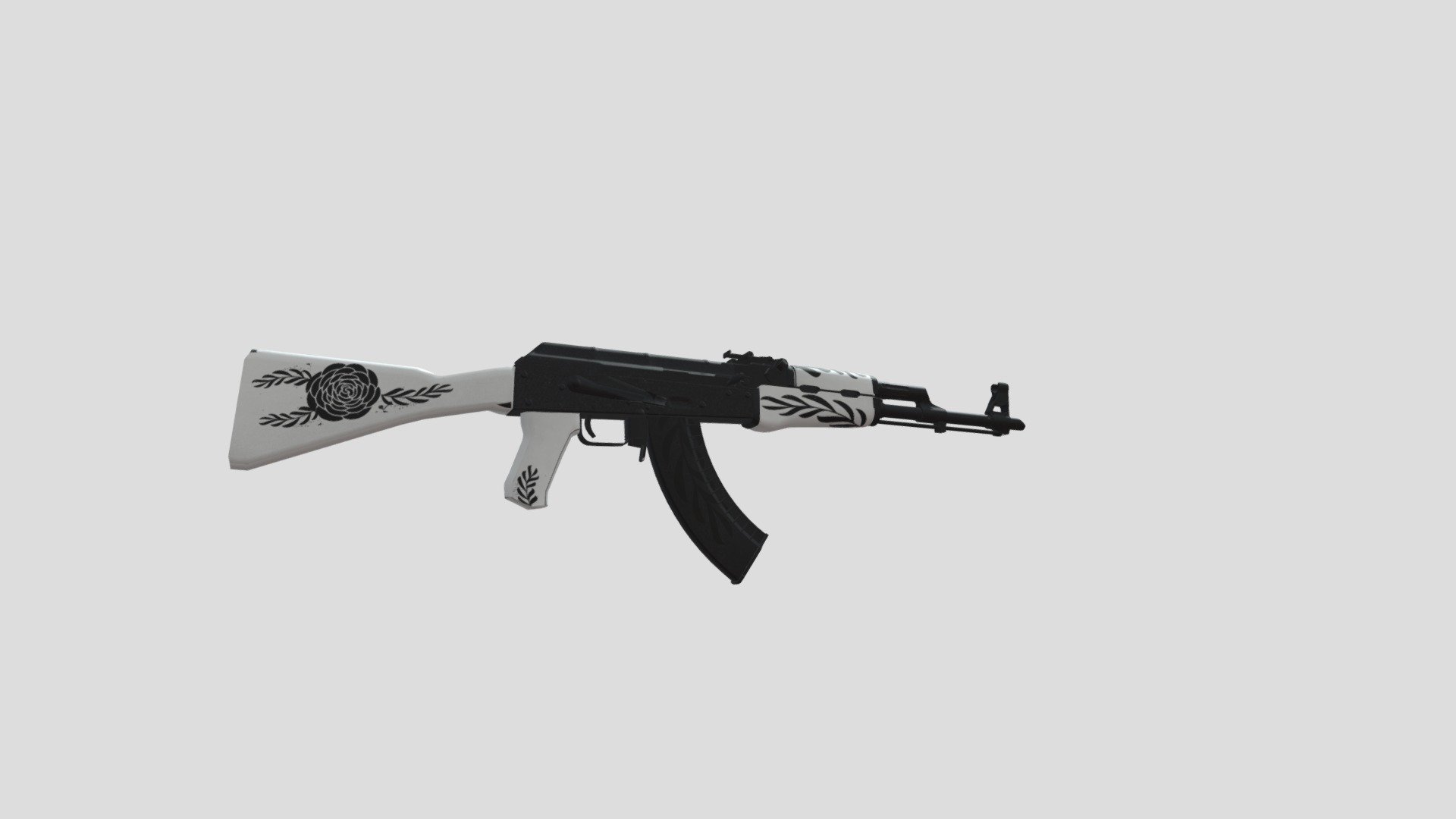 AK47 | Lotus Power 3d model