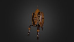 Steampunk Portal Turret