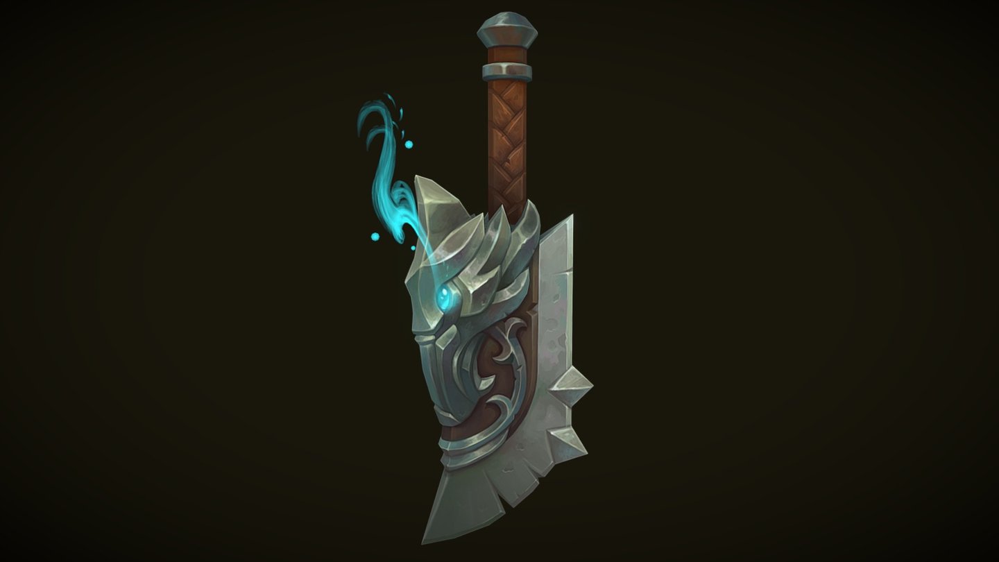 Wolf Sword 3d model