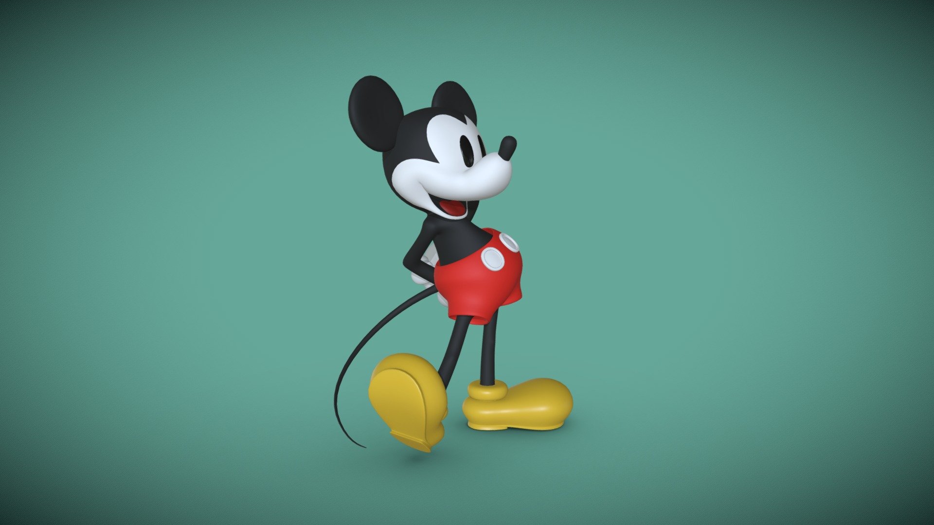 Mickey Mouse 3d model