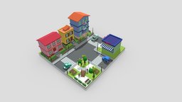 Low Poly Town