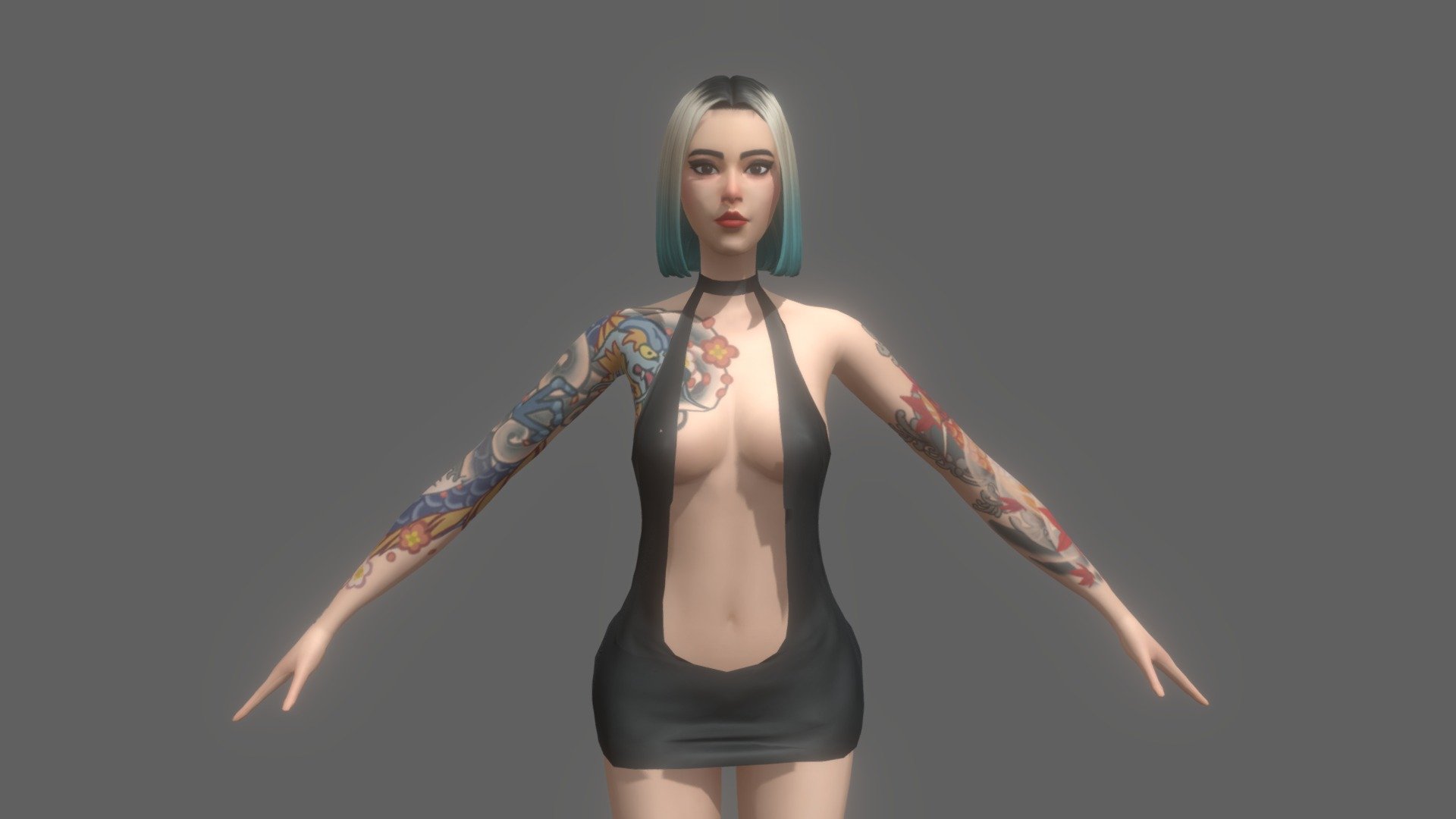 Girl 004 3d model