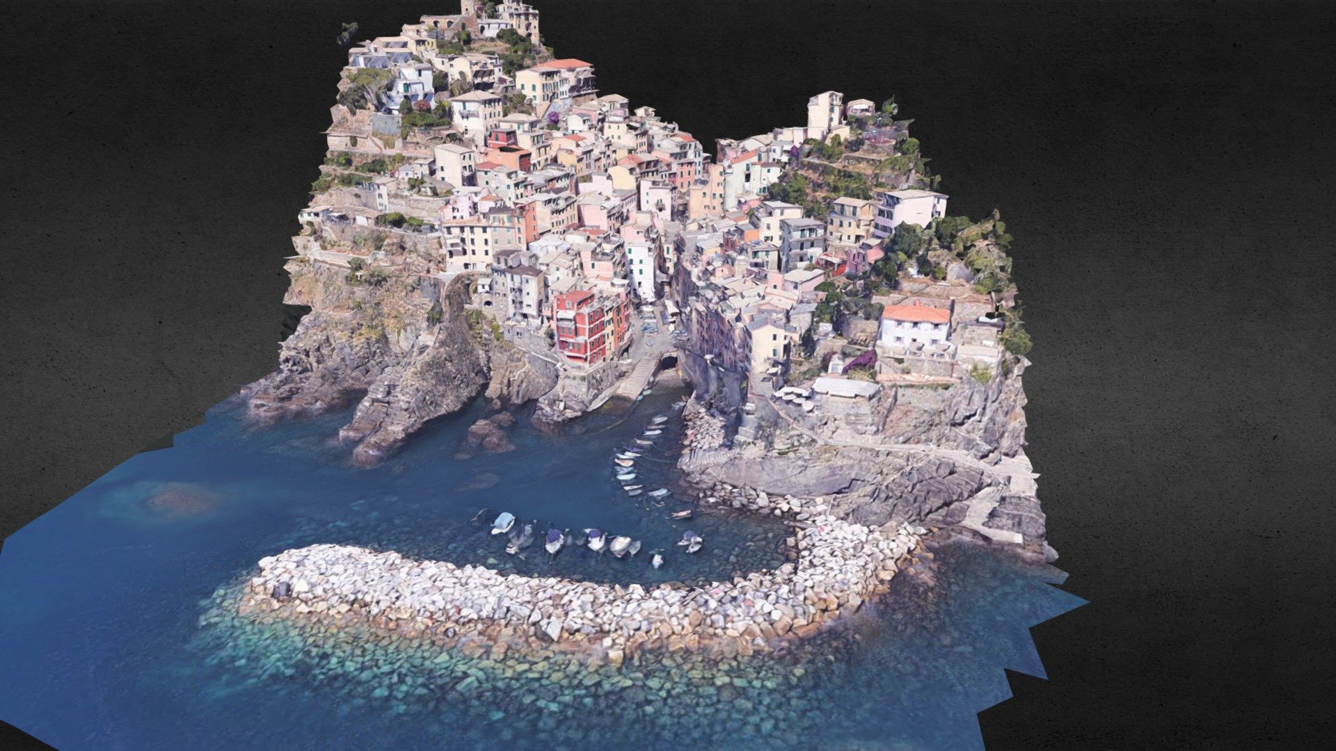 RIOMAGGIORE 3d model