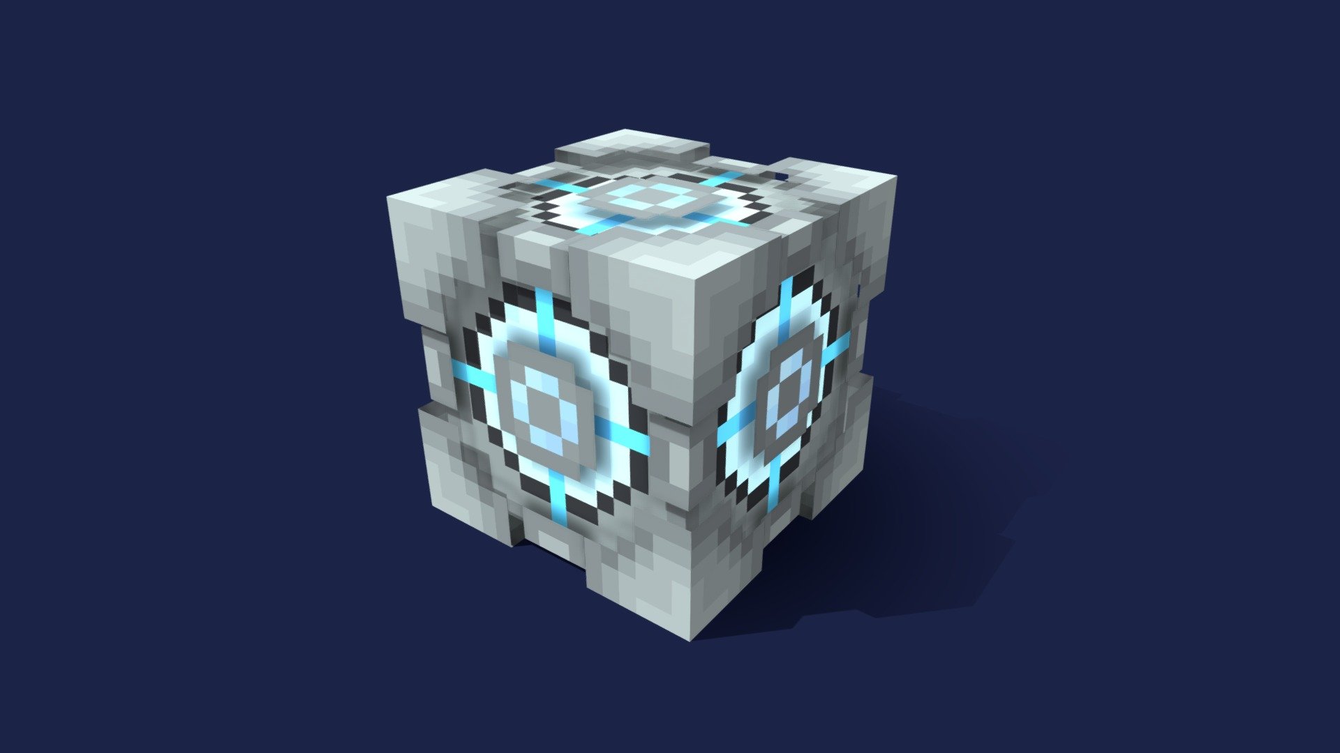 Minecraft Weighted Storage Cube 3d model