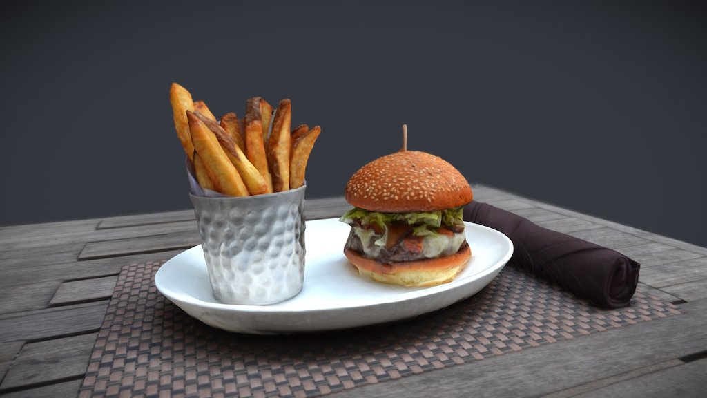 Shakespeare Burger 3d model