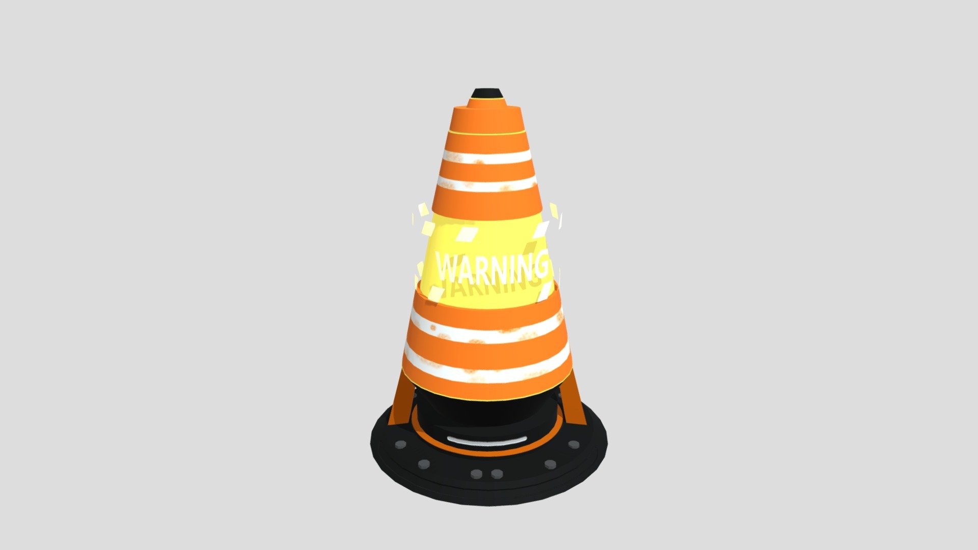 Futuristic Cone 3d model