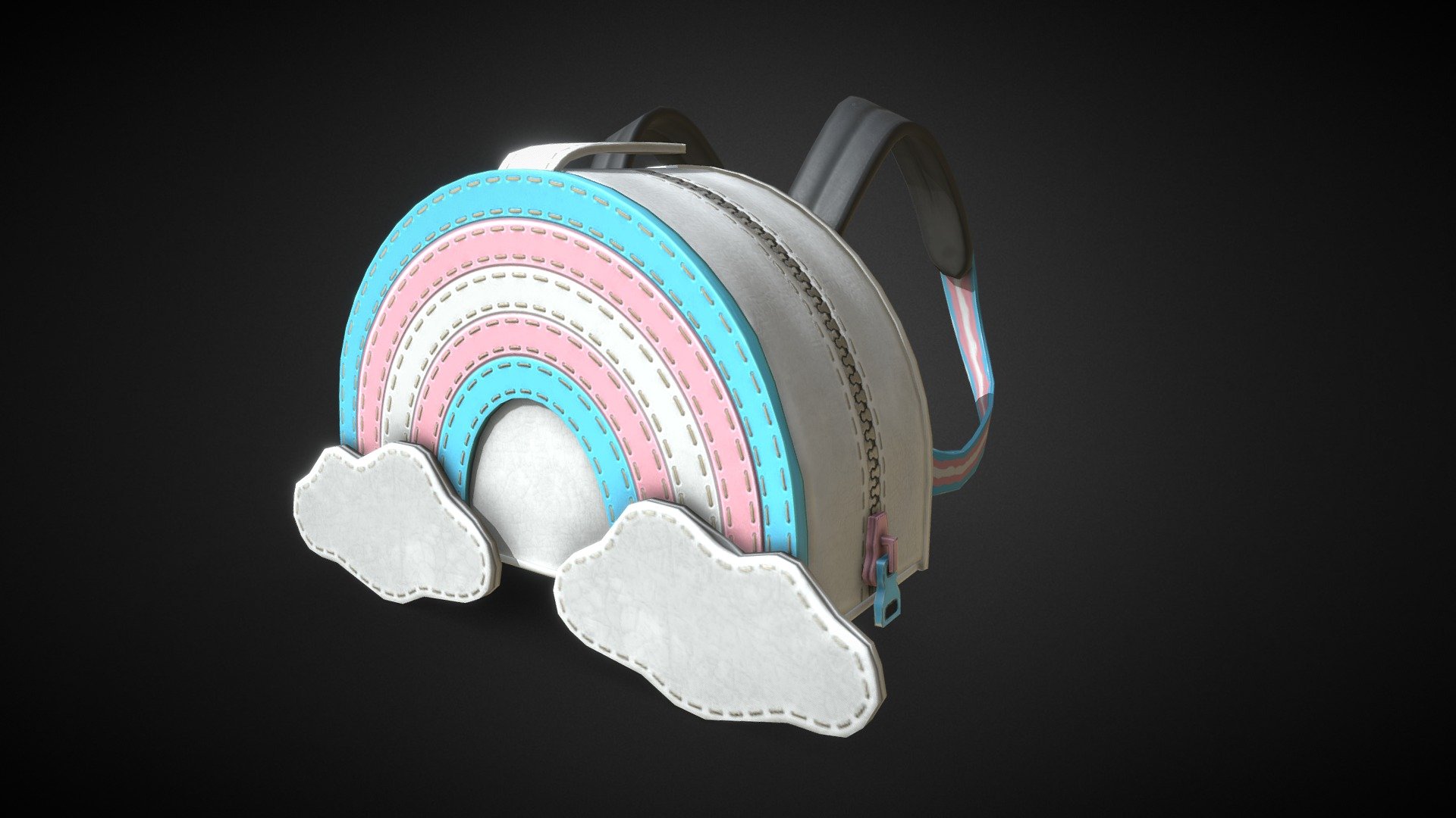 Pride Backpack 3d model