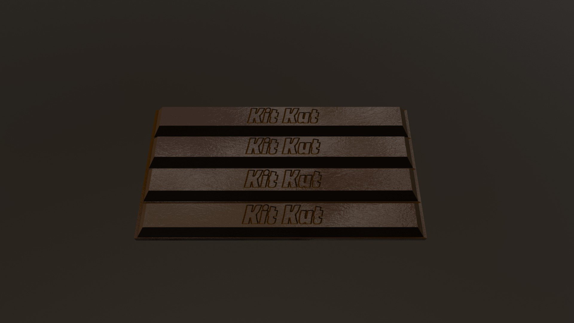 Kit kut Bar 3d model