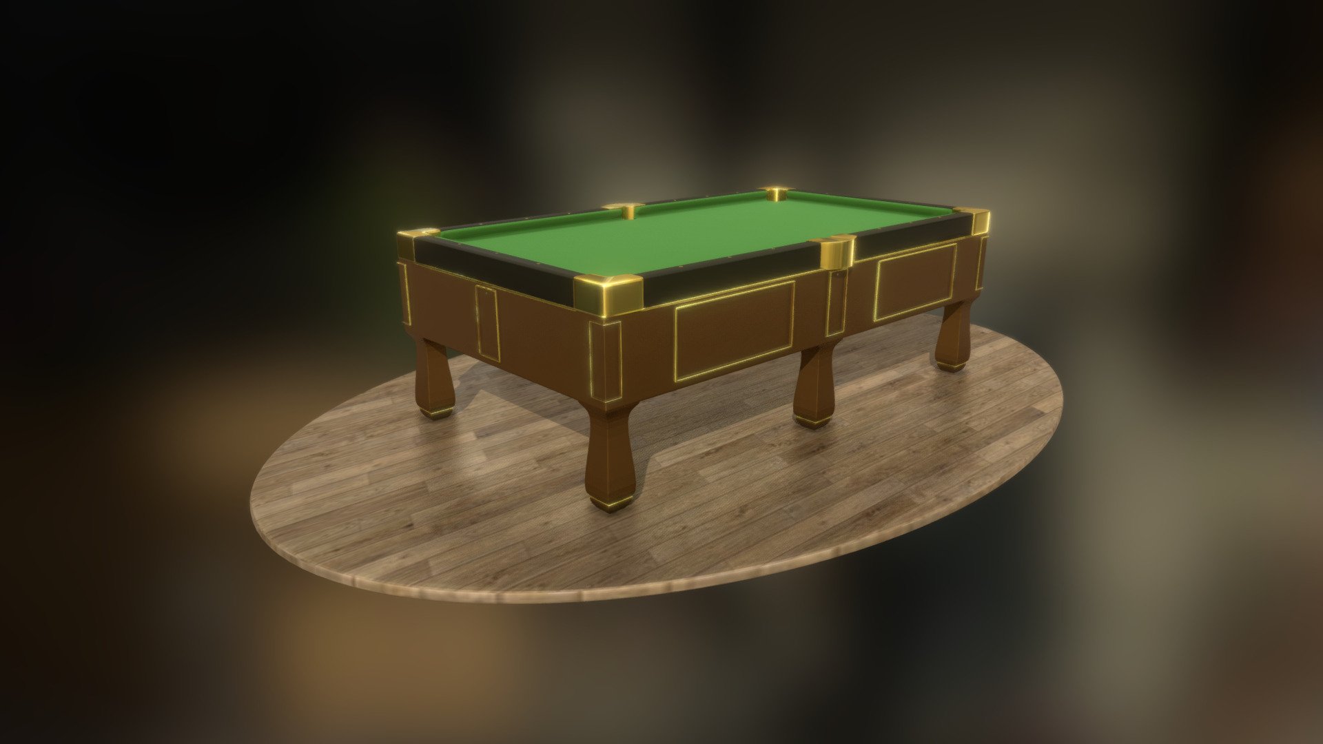 Pool Table 3d model