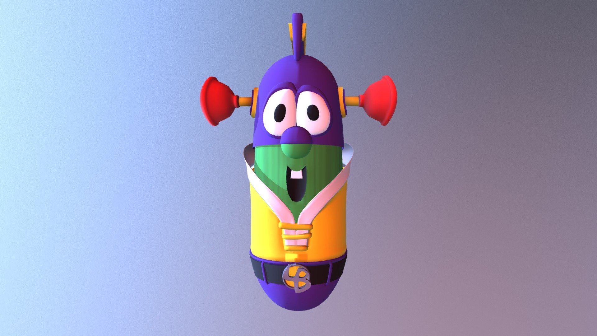 LarryBoy (Model by Nibroc.Rock) 3d model