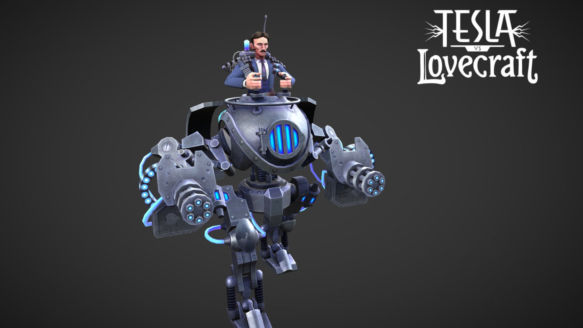 Tesla vs Lovecraft 3d model