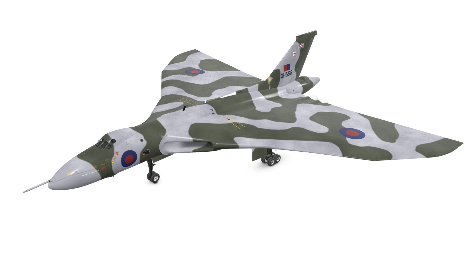 Avro Vulcan B2 3d model