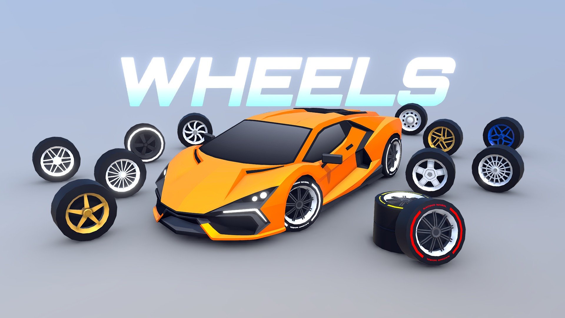 ARCADE: Wheels Pack 3d model