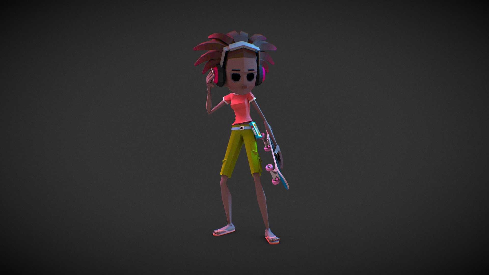 Dj 3d model