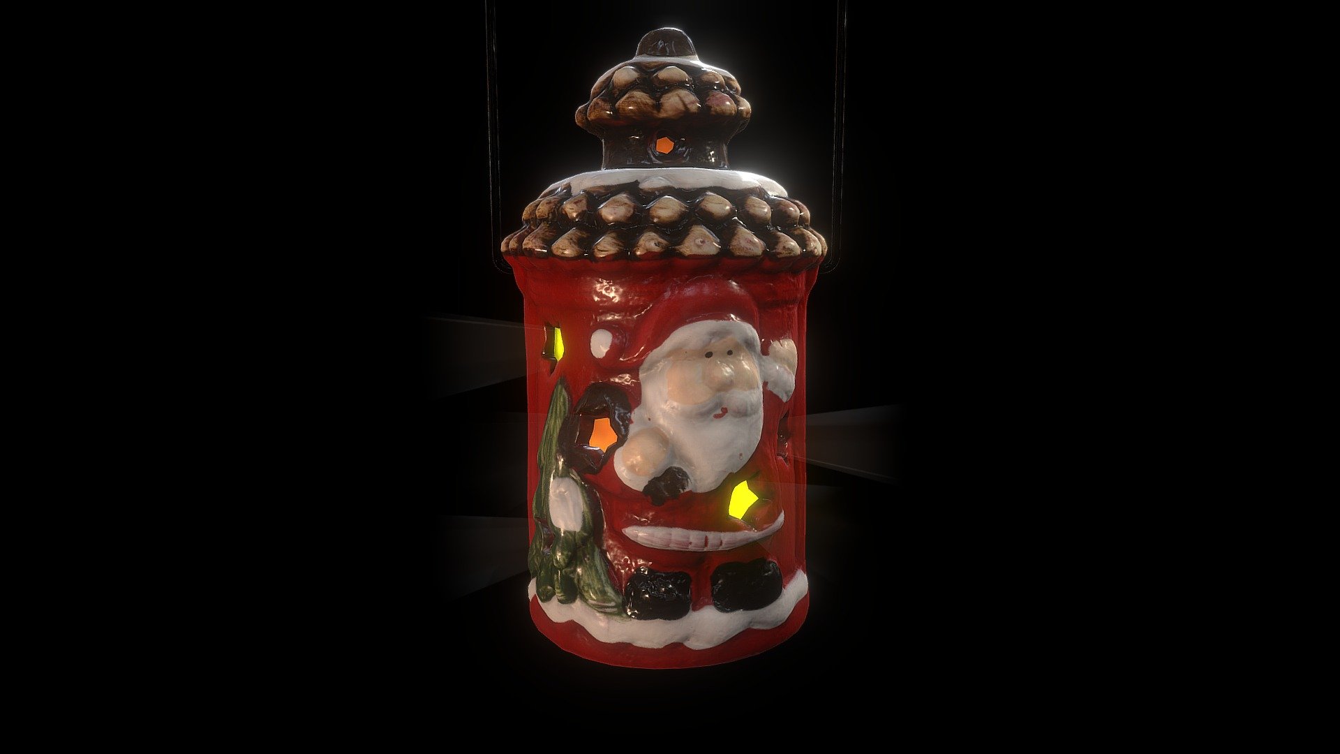 Christmas lantern 3d model