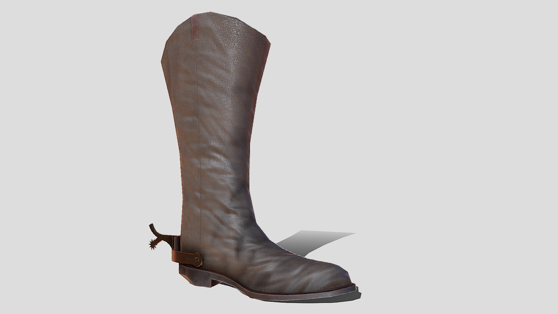 Cowboy boots 3d model