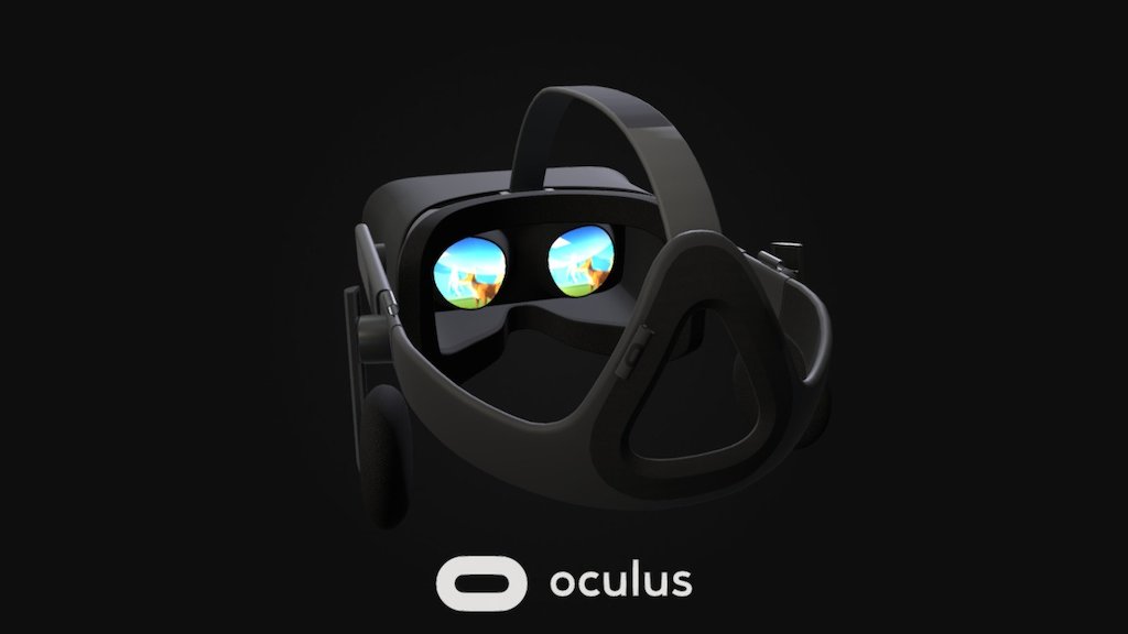 Oculus Rift 3d model