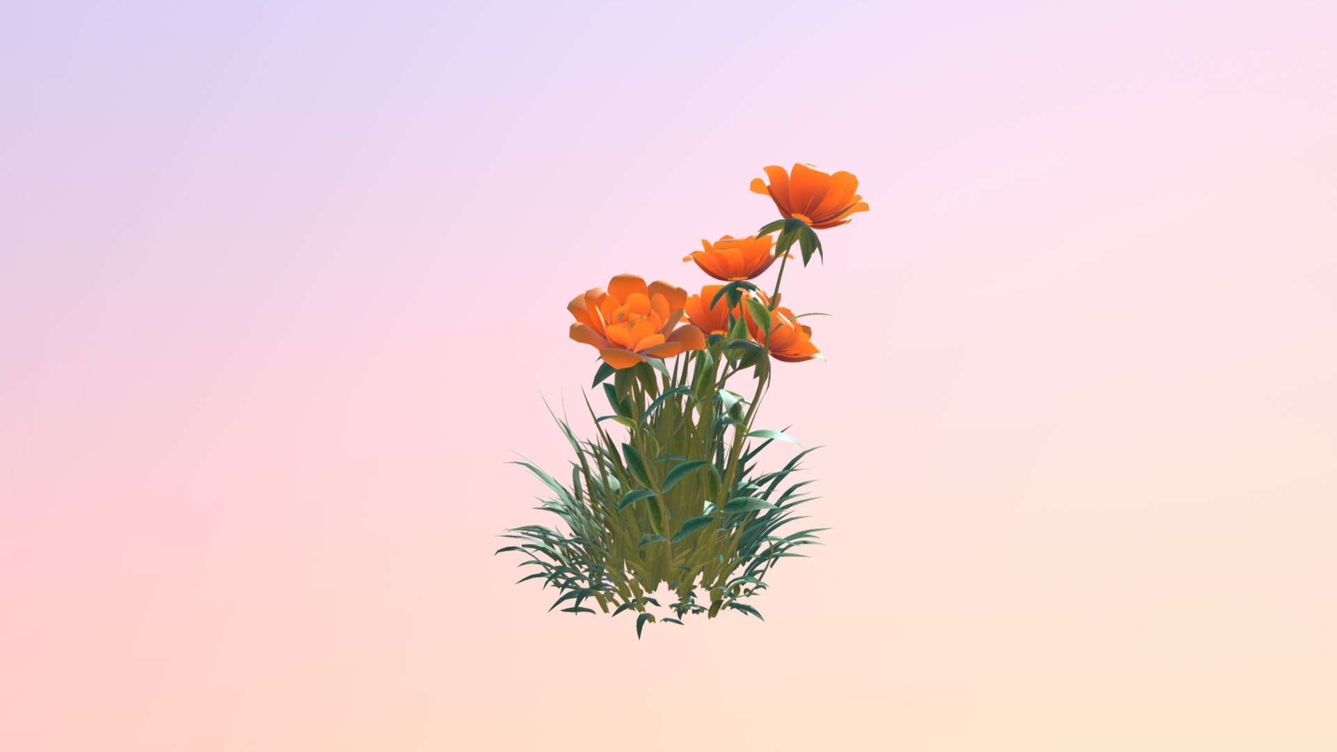 flower 3d model