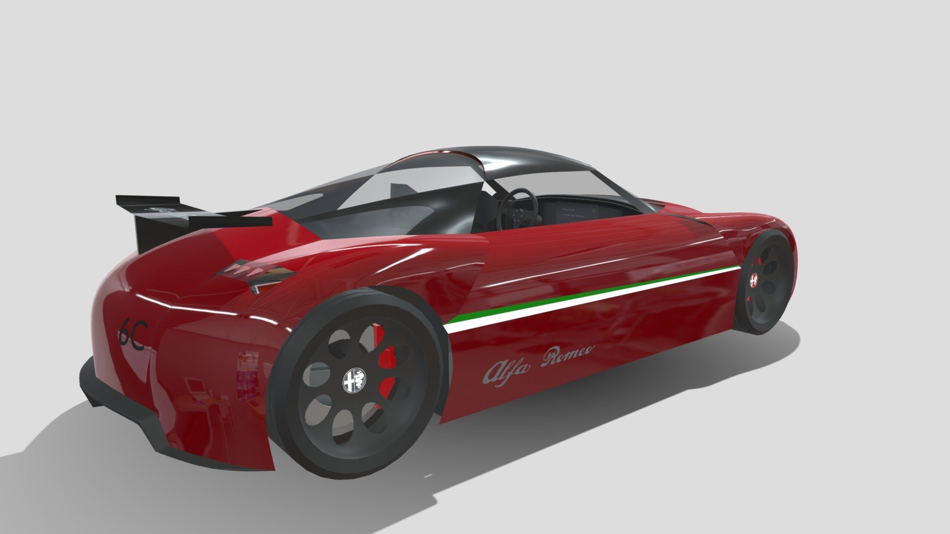 Alfa Romeo 6C 1.8T SS 3d model