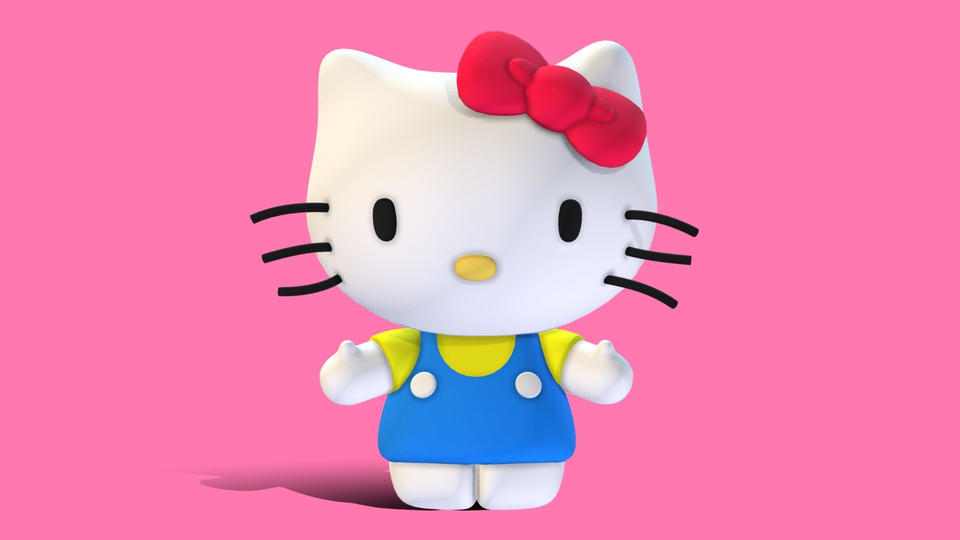 Sanrio Hello Kitty 3D Model 3d model