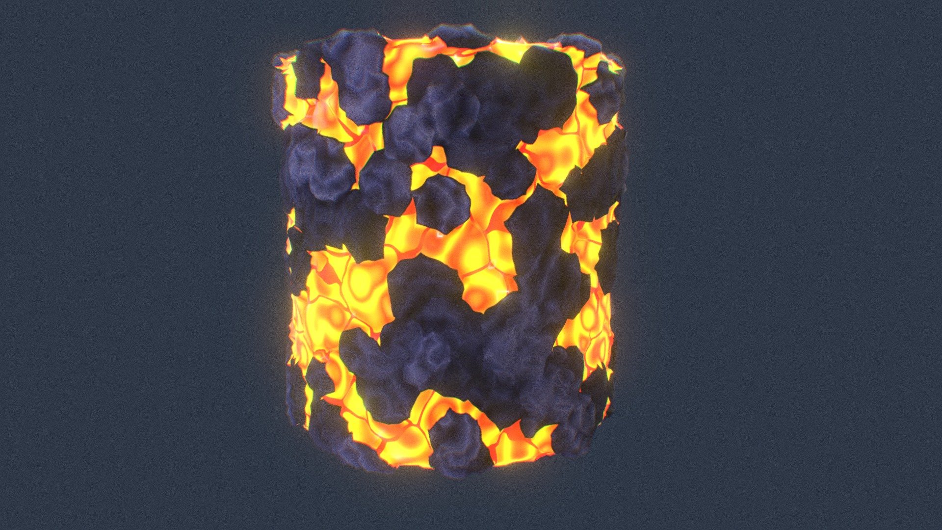 Lava material 3d model