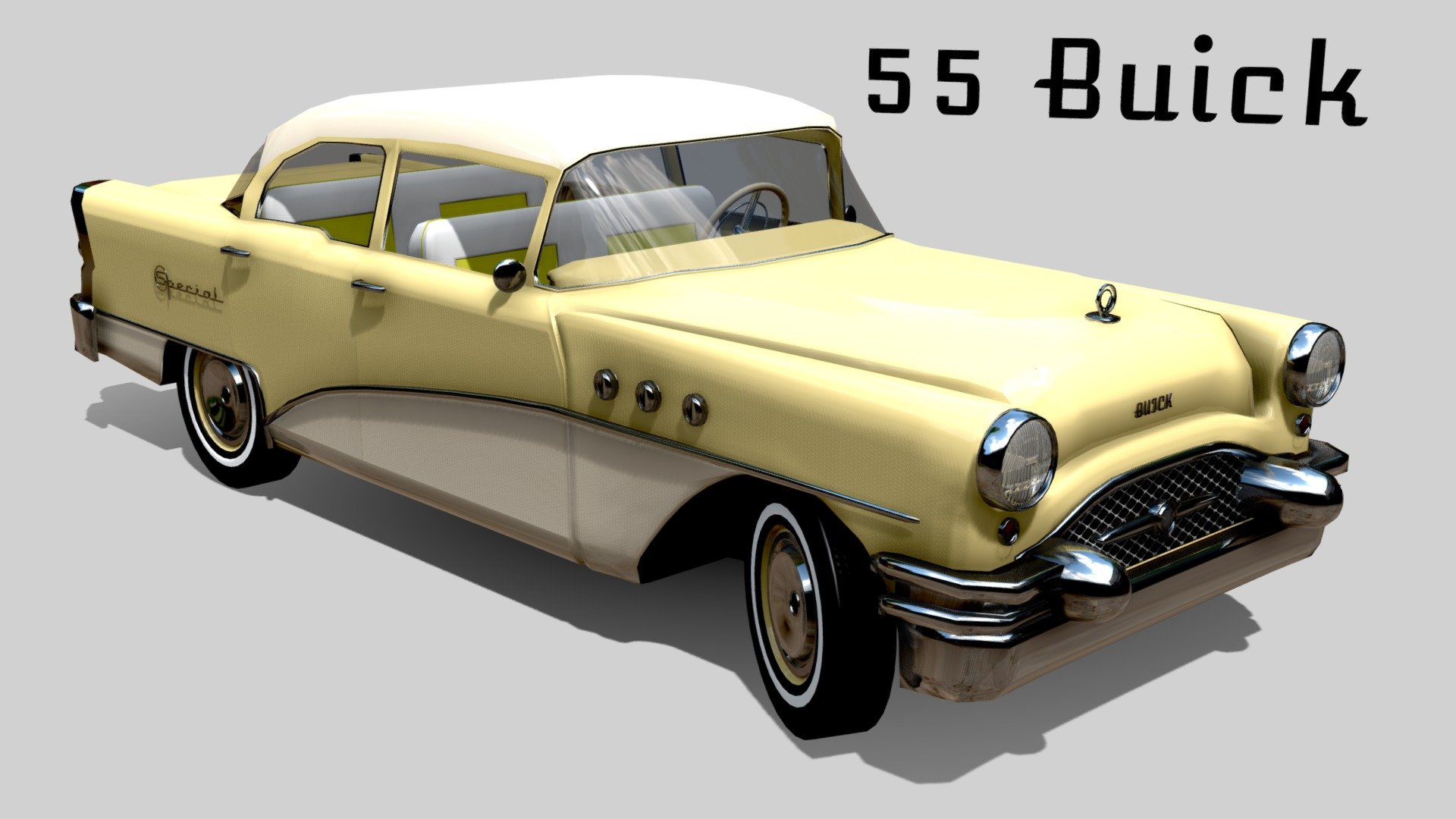 1955 Buick Special Downloadable 3d model