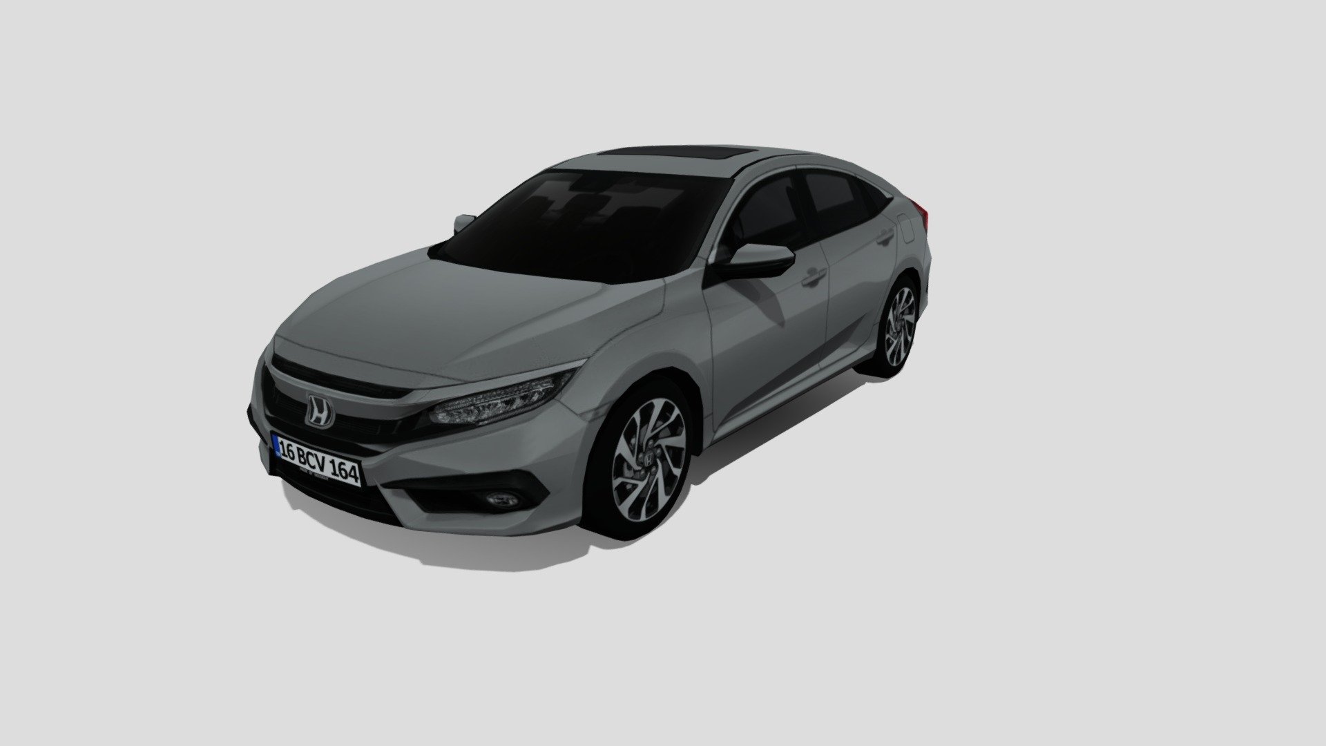 2016 Honda Civic Sedan 3d model