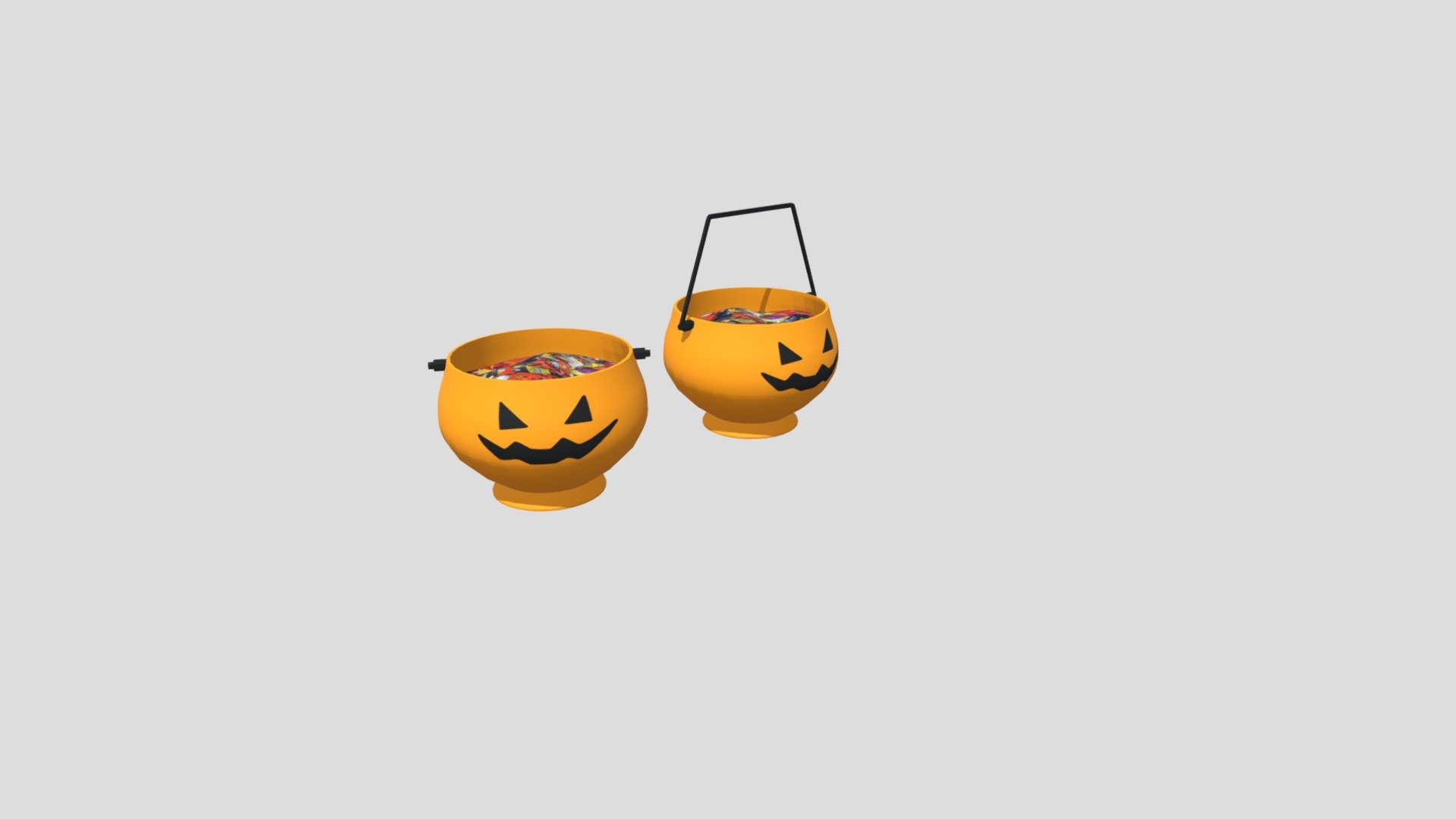 Candy Bowl for Halloween 3d model