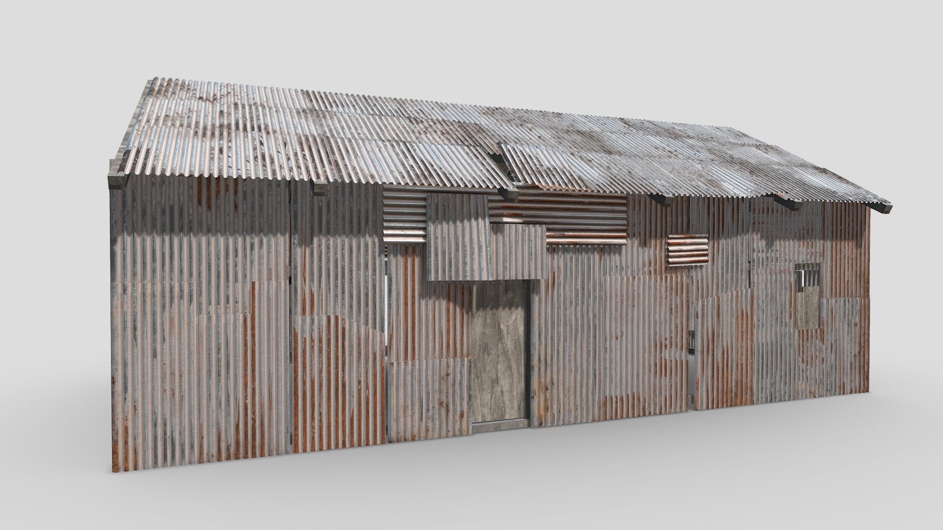 Rusty House 3d model