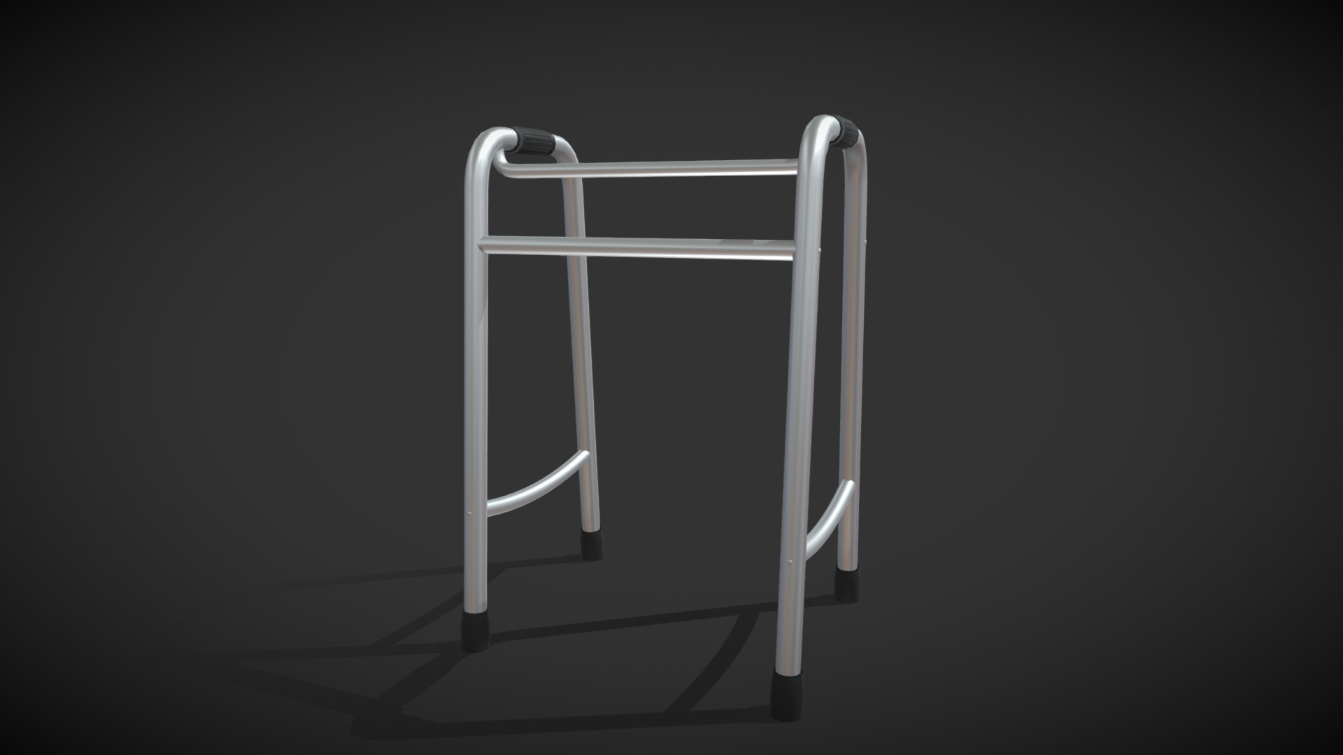 Elderly fracture walking aids 3d model