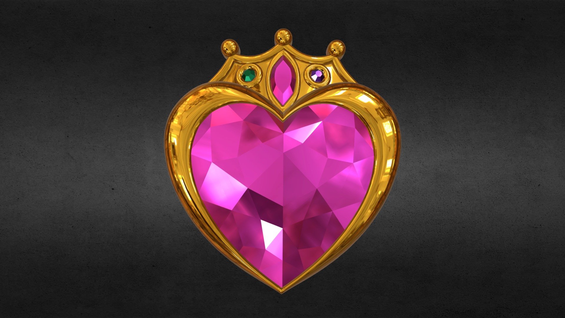 Prism Heart Compact 3d model