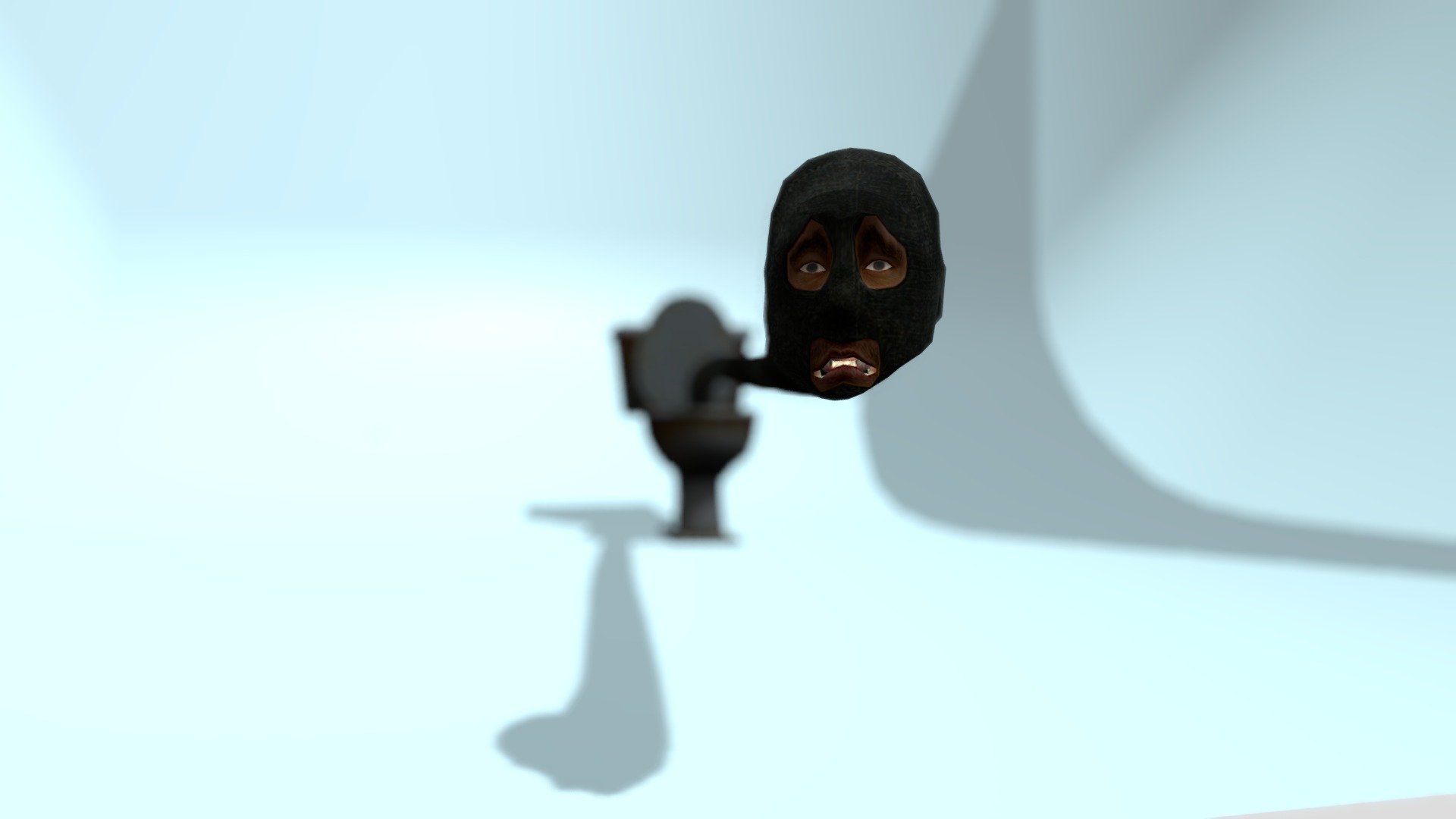 skibidi toilet (toilet mask man) 3d model