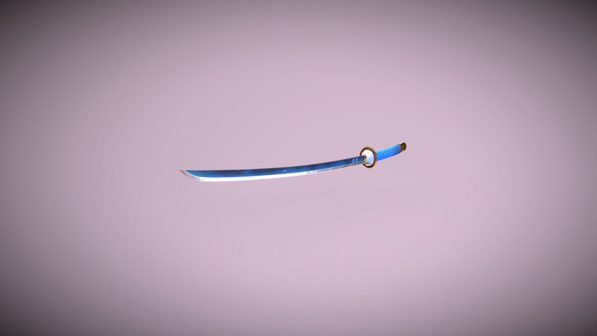 Stylized Astral Katana 3d model