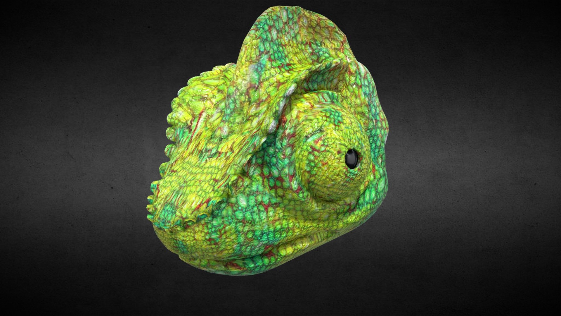 Chameleon 3d model