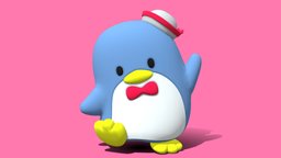 Sanrio Tuxedo Sam 3D Model