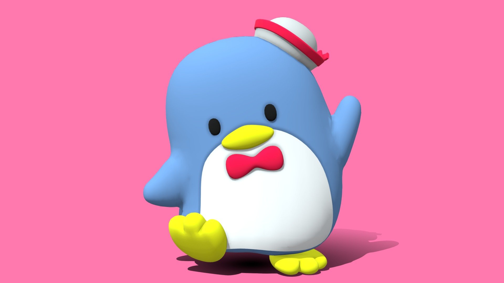 Sanrio Tuxedo Sam 3D Model 3d model