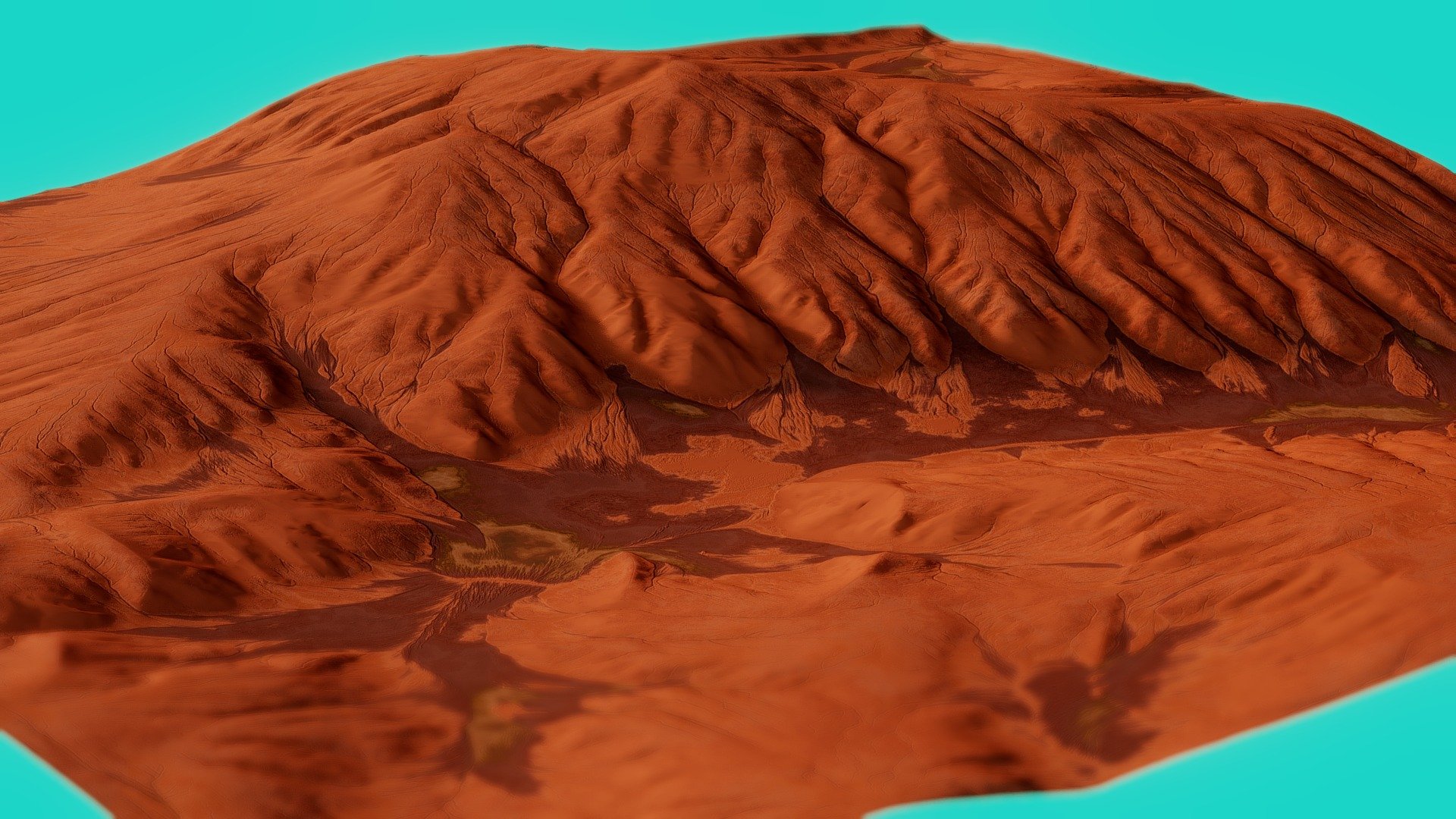 Mars Landscape 3d model