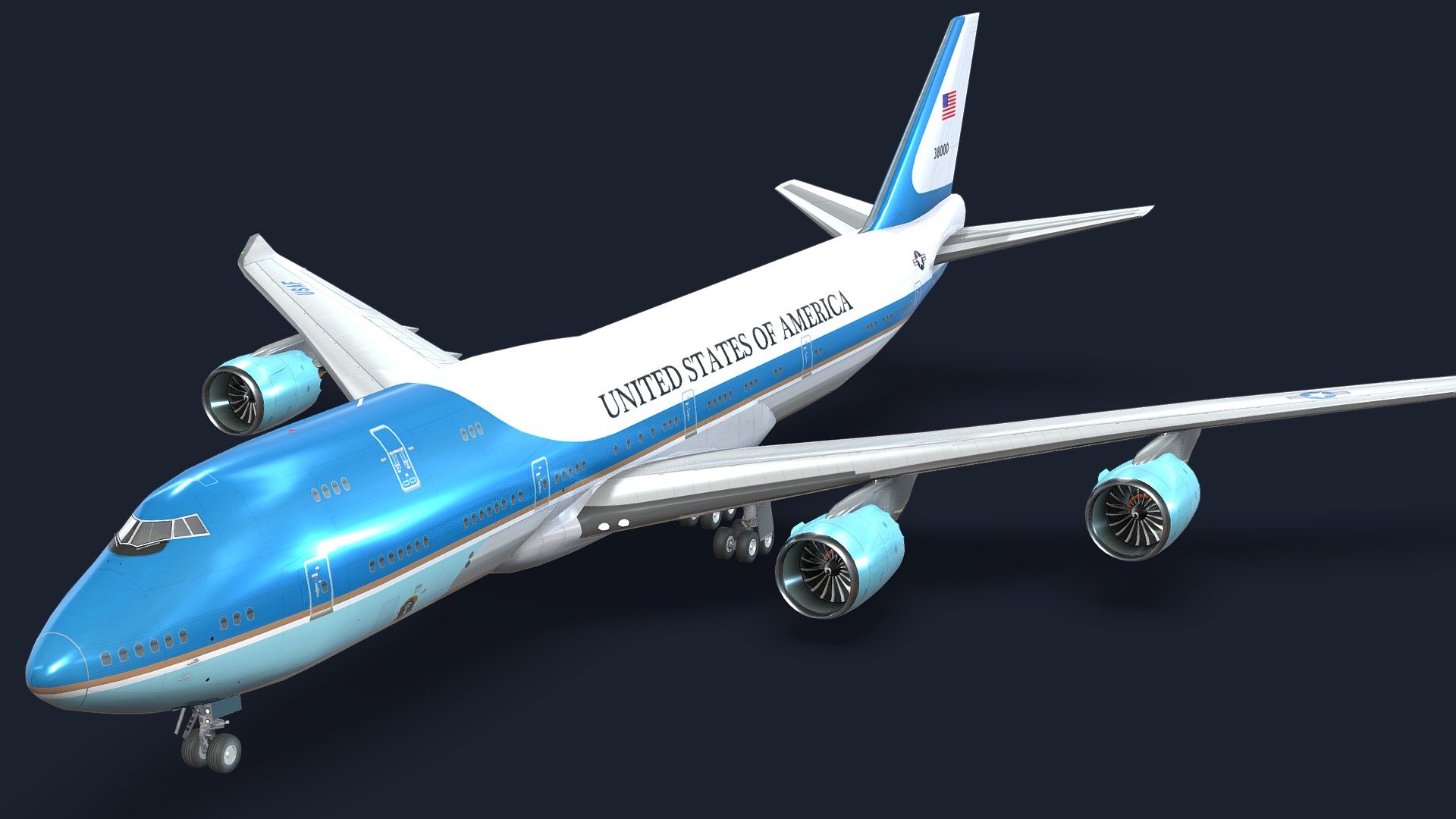 Air Force One 3d model