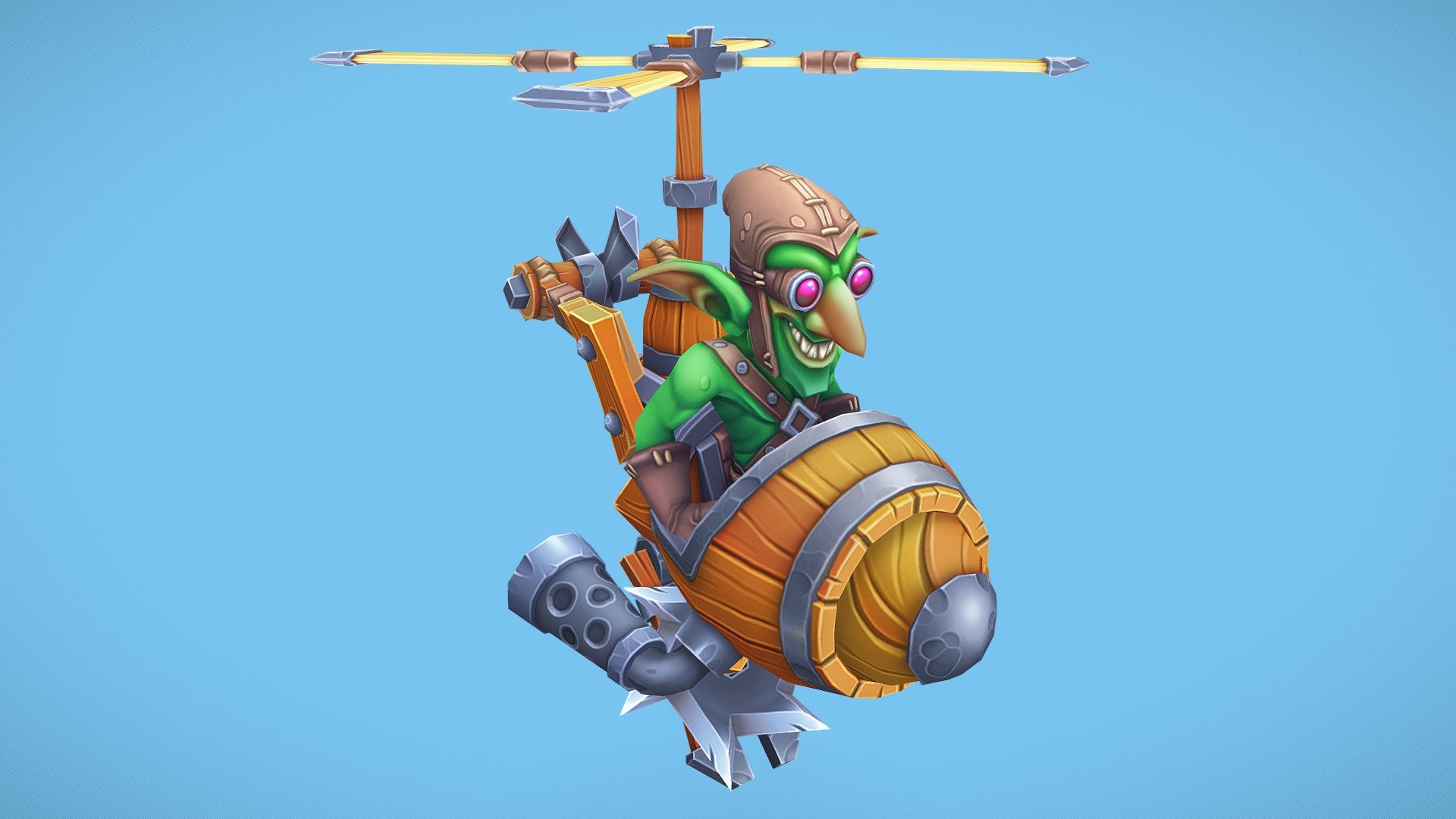 Goblin copter 3d model