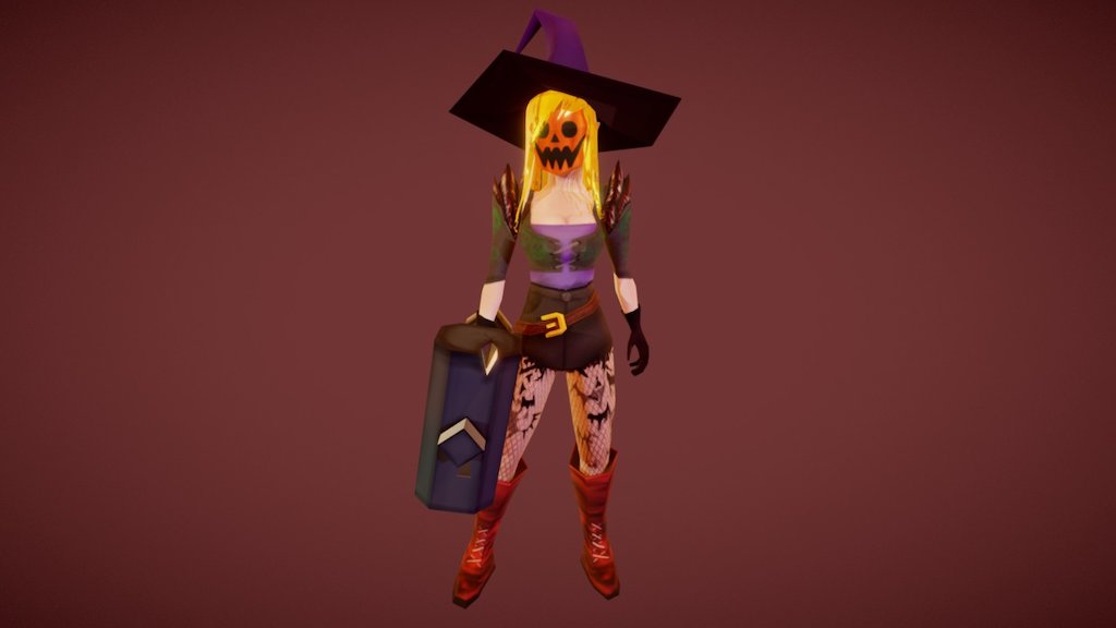 Pestilence Witch 3d model