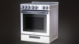 Modern Stainless Steel Oven