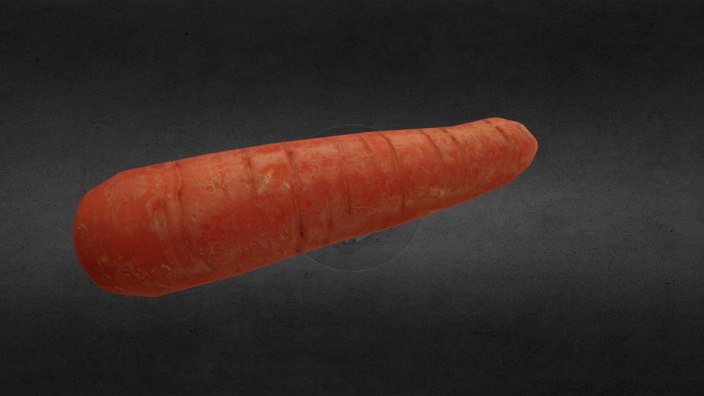 carrot 3d model