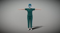 Operating Room Female Doctor