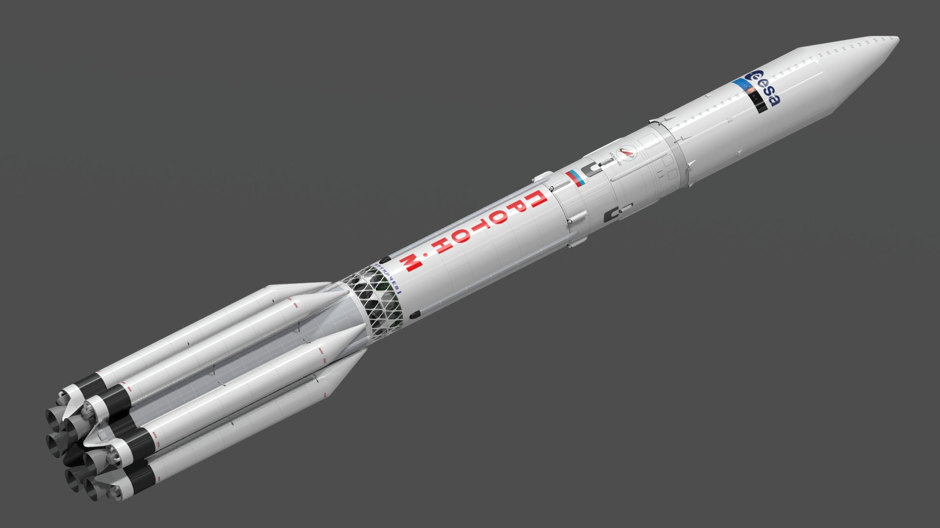 PROTON-M Blender 3d model