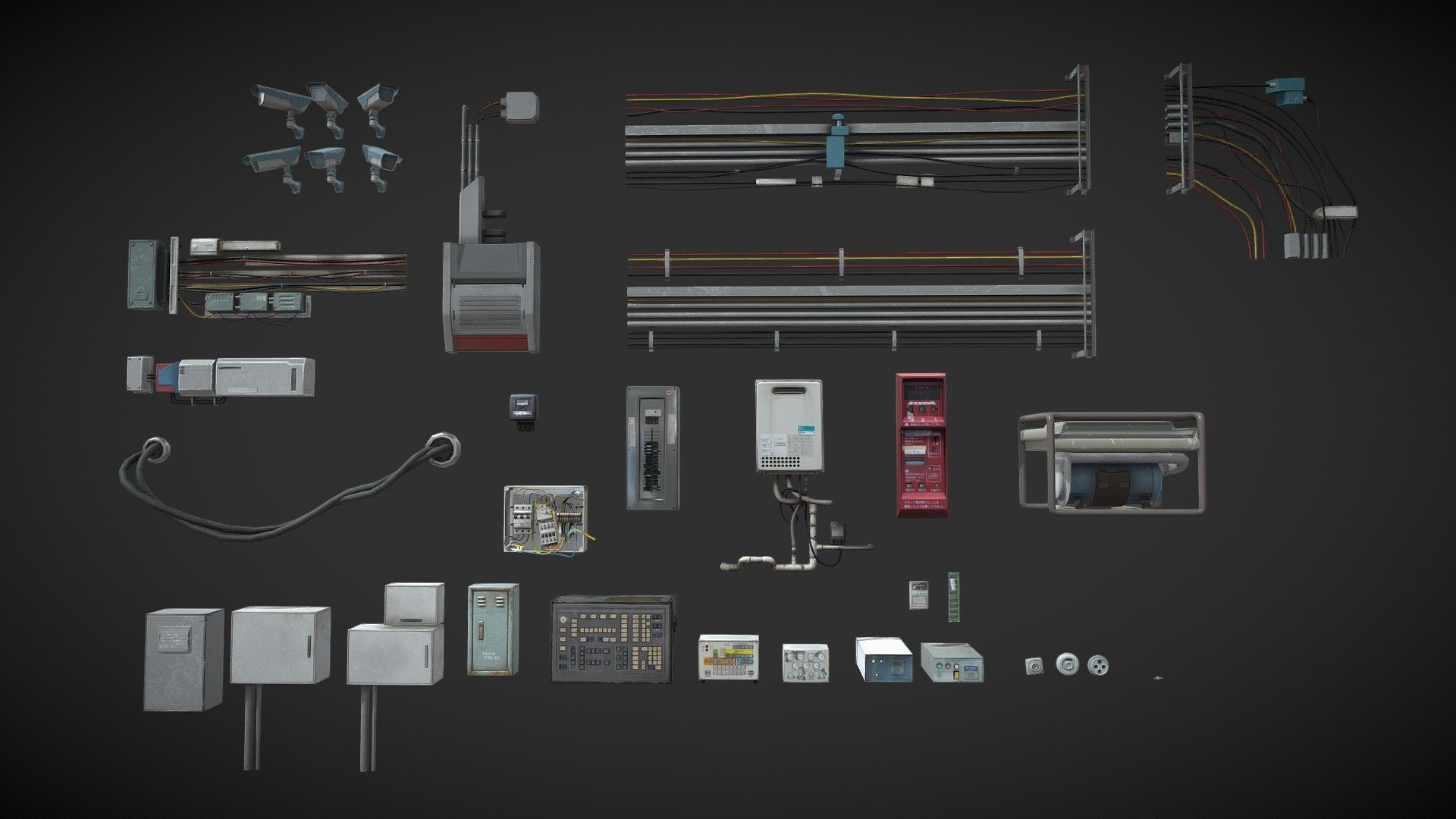 Electric Equipment 3d model