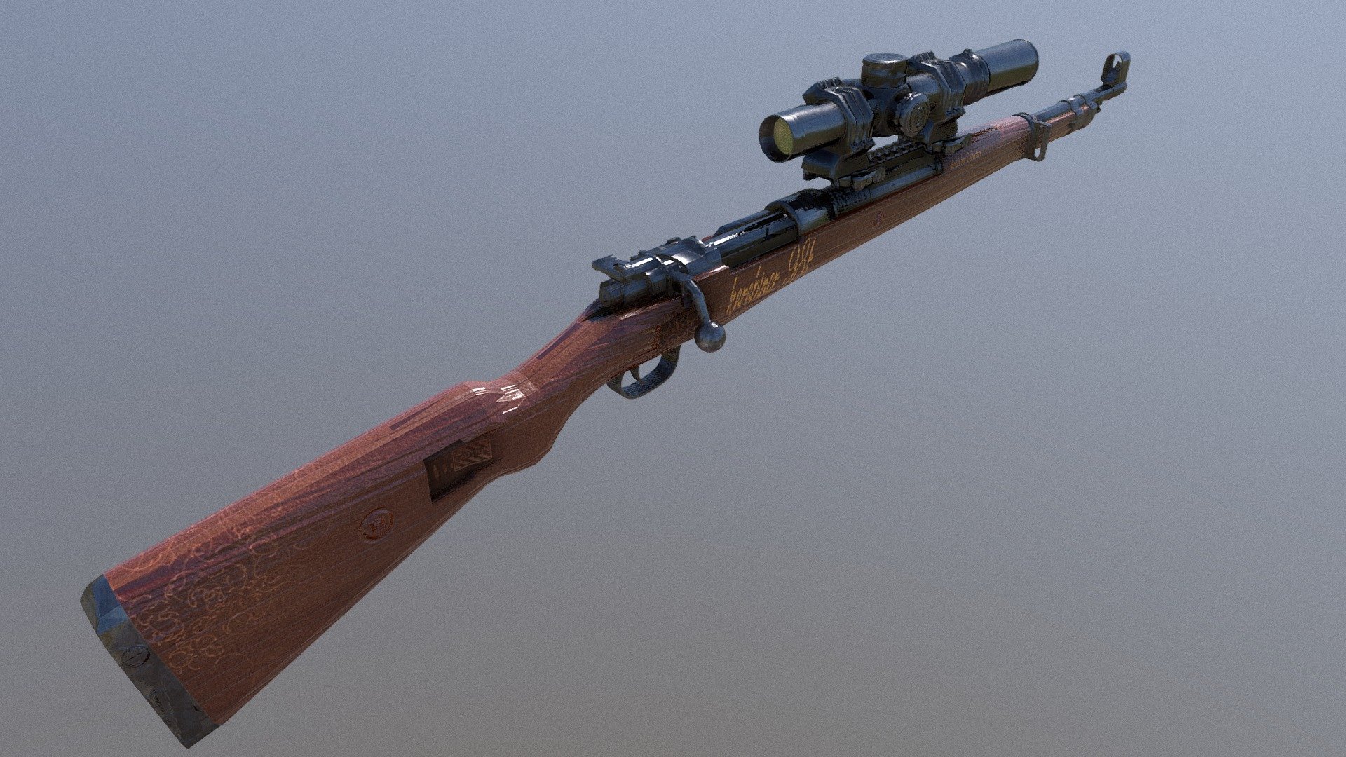 Kar 98 Collectors Model 3d model